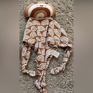 Little Sleepies Rust Rainbow Lovey